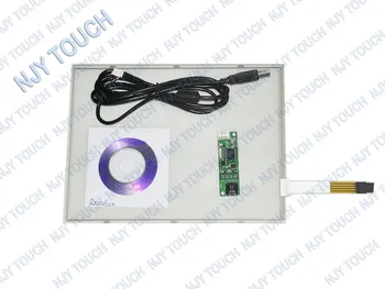 10,4-дюймовый 4-Проводной Резистивный USB-комплект сенсорной панели 225x173 мм для 10,4-дюймового ЖК-экрана