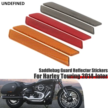 Защита Седельной сумки Мотоцикла, Отражающие Наклейки, Защелка Для Harley Touring Road Glide Road King Street Glide FLT 2014-2021 up