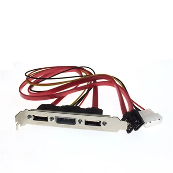 ПК DIY от SATA до ESATA и 4Pin IDE Molex Power PCI Разъем для разъема кабеля в полный рост для внешнего жесткого диска
