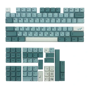 Колпачки для ключей механической клавиатуры DIY Custom XDA Profile 126 Клавиш Dye Sub Key Caps Совместимый Переключатель Cherry MX GK61 64 68 96