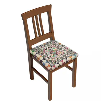 Квадратный чехол для подушки Tatreez Kawaii, персонализированный декор для стульев, Декоративные чехлы для стульев