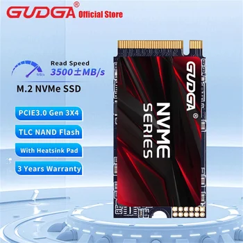 GUDGA M2 NVMe SSD128GB 256GB 512GB 1 ТБ PCI-e 3,0X4 Твердый жесткий диск PCIe 3,0 2242 3500/МБС для хранения данных Полностью Новый для ноутбуков Планшетов