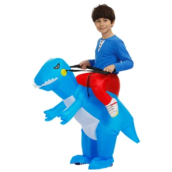 Высококачественный Детский Надувной костюм Динозавра Буле для мальчиков, Маскарадное платье на Хэллоуин, Пурим, Карнавал, Косплей, Детский комбинезон с Динозавром