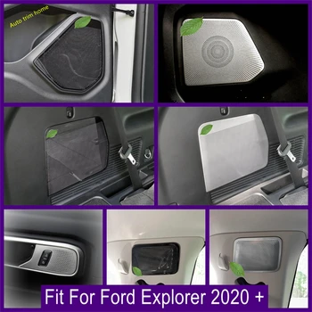Аксессуары Для внутренней Аудиосистемы двери/Звук в багажнике/Динамик на задней крыше/Накладка на панель дверной чаши для Ford Explorer 2020 - 2022