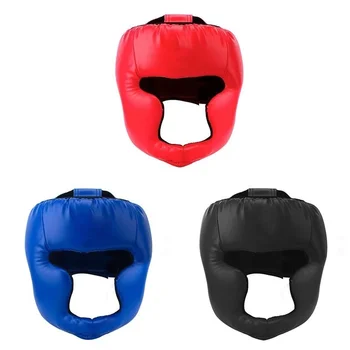 Шлем для кикбоксинга Мужской Женский PU Для каратэ Муай Тай, бесплатная борьба, Санда, Тренировочное оборудование для взрослых и детей