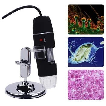 500X электронный микроскоп USB 8 LED цифровой микроскоп камера HD микроскоп электронное увеличительное стекло