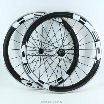 Новое поступление OEM 700C Дорожный велосипед 50 мм клинчерные диски 3K карбоновые велосипедные колесные пары с легкосплавной тормозной поверхностью аэро спицы Бесплатная доставка