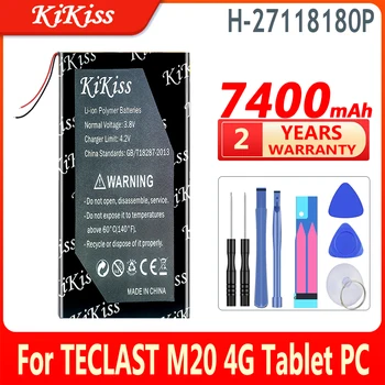 7400 мАч KiKiss Аккумулятор H-27118180P H27118180P для TECLAST M20 4G планшетных ПК Аккумуляторы для ноутбуков