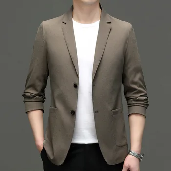 Z651-2023 новый мужской костюм небольшого размера, корейская версия приталенного костюма, мужской молодежный пиджак