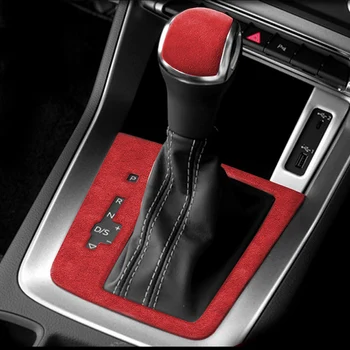LHD RHD Замшевая Обертка Панель Подлокотника Двери Автомобиля Ручка Переключения Передач ABS Защитная Внутренняя Наклейка Для Audi Q3 F3 RSQ3 2019-2022 Аксессуары