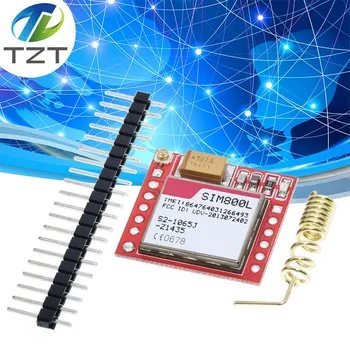 Самый маленький модуль SIM800L GPRS GSM microSIM Card Core Беспроводная Плата Четырехдиапазонный TTL Последовательный Порт С Антенной для Arduino
