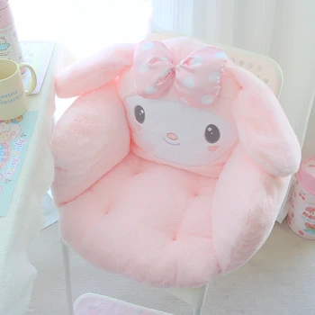Милая Подушка для сиденья My Melody для стула, Прекрасный Японский стиль Аниме, Теплая подушка для сидения на ягодицах, Девчачий Домашний декор, рождественские подарки для девочки