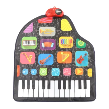 Электрический коврик для фортепиано, музыкальный инструмент, игрушка с функцией записи, детский коврик для клавиатуры, развивающая игрушка, подарок для детей