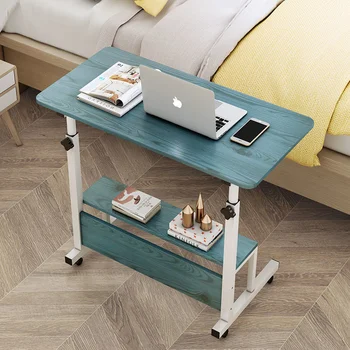Простой стол для ноутбука ленивая кровать обучающий стол простой маленький столик обучающий стол подвижная прикроватная тумбочка регулируемый портативный стол для ноутбука