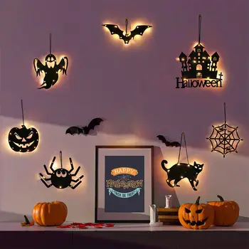 Лампы для Хэллоуина Усиливают Праздничный дух Хэллоуина Dropship LED Halloween New Party Halloween 2023 Декоративные V9E7