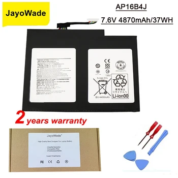 JayoWade Заводской Новый Аккумулятор Для Ноутбука AP16B4J Acer Aspire Switch Alpha 12 SA5-271 Планшетный ПК 7,6 V 37WH AP16B4J Ноутбук
