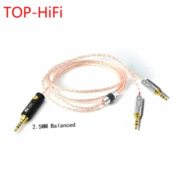 Топ-Hi-Fi Бесплатная доставка 2.5/3.5/4.4/6.35 мм/4pin XLR Ручной работы, 8 ядер, обновленный кабель для наушников MDR-Z7 Z7M2 MDR-Z1R