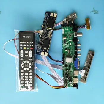 Комплект для M170EN05 V2/M170EN05 V3 30pin Плата контроллера AV TV USB DVB-C DVB-T 1280Х1024 Панель HDMI VGA Цифровой ЖК-дисплей 4 CCFL 17 