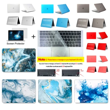 Высококачественный Чехол для ноутбука MacBook Air 13 A1932 ID Pro Retina 11 12 15 с Сенсорной панелью 2019 Новый A1706 A1707 A1989 A2159