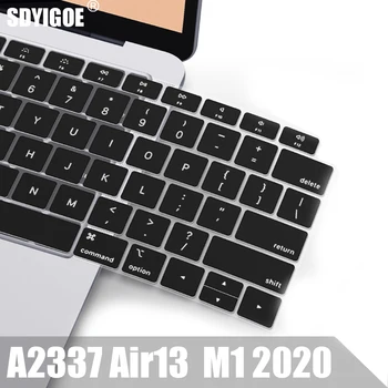 Для Macbook Air13 Крышка клавиатуры с чипом M1 Для Ноутбука Силиконовая Защитная Пленка Для Macbook A2337 13.3Air Keyboard Cases Выпуска 2020