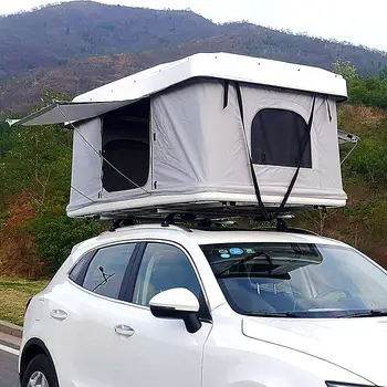 2023 Лучшие легкие автоматические автомобильные палатки на крыше для 4 человек, кемпинг на открытом воздухе, всплывающая жесткая оболочка, палатка на крыше