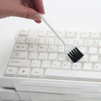 Портативная нейлоновая Пластиковая Мини-щетка для чистки клавиатуры, Углубление для удаления пыли, Инструмент для чистки компьютера