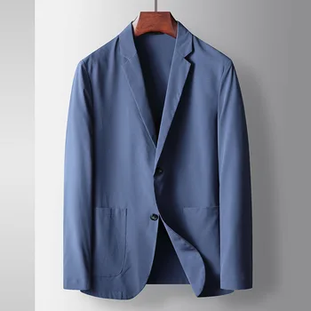 E1125-Мужской повседневный весенне-осенний костюм, мужское свободное пальто