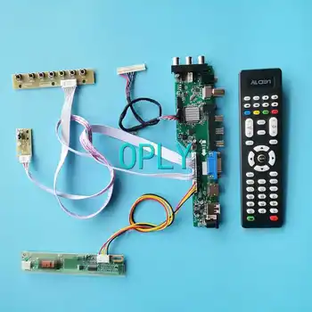 Плата цифрового ЖК-контроллера DVB подходит для QD15XL01 QD15XL04 USB, VGA, AV, RF, HDMI-совместимый 15 