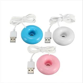 Увлажнитель воздуха с отрицательными ионами Donut, трансграничный специальный источник питания USB, Мини-распылитель, Круглый бытовой Очиститель воздуха