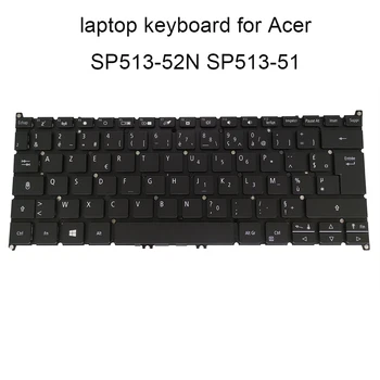 FR Французская венгерская сменная клавиатура SP513 52N клавиатура для ноутбука с подсветкой Acer SPIN 5 SP513-51 SF114-32 SV3P-A81BWL черный