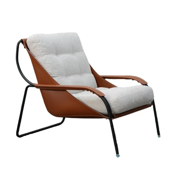 Настройка Скандинавский современный легкий роскошный дизайнерский одноместный диван, кресло для отдыха, сетка для гостиной, креативный минималистский балкон знаменитостей