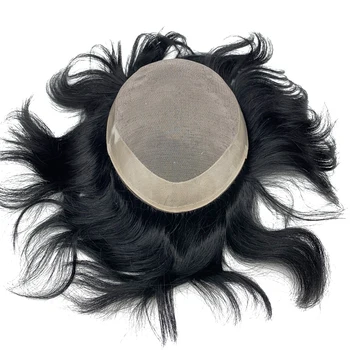 Моно-шнурок с полиуретановым покрытием, мужской парик с системой замены человеческих волос