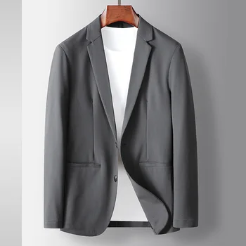 6447-R-неутюженный однотонный модный костюм, летнее пальто, профессиональный костюм, костюм на заказ