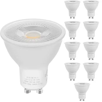 4ШТ LED GU10 E27 E14 MR16 Прожекторная Лампа Переменного Тока 220 В 5 Вт CRI ≥80 Гарантия 2 года Настольная лампа Лампа для гостиной Энергосберегающая 90%
