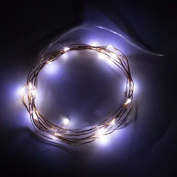 Kitosun 5 М 50 светодиодов Батарея Светодиодное Гирляндное Освещение Праздничное Рождественское украшение 3AA на батарейках Мигающая светодиодная Фея