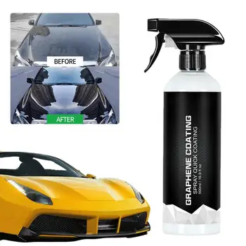 Керамическое Покрытие Для Автомобильной Краски Crystal Wax Spray Наногидрофобное Жидкое Полимерное Олеофобное Средство Для Защиты Автомобиля От Дождя