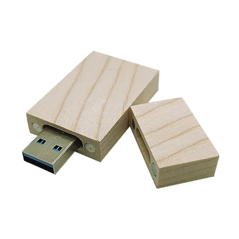 Бесплатная изготовленная на заказ деревянная флешка с логотипом USB3.0 high-speed Maple Walnut Pen Dirve memory flash stick