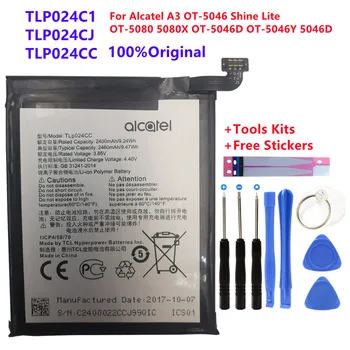 2400 мАч батарея для Alcatel A3 OT-5046/Shine Lite OT-5080 5080X OT-5046D OT-5046Y 5046D 5046Y TLP024C1/TLP024CJ/TLP024CC батарея