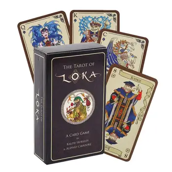 Колода карт Таро Лока 78 шт Полная Английская Настольная Игра Вечерние Семейные Игральные Карты Карты Оракула Карты Для Предсказания Судьбы