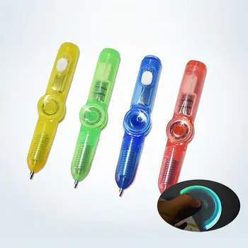 Многофункциональная светодиодная ручка-вспышка; Спиннер для пальцев; Игрушки для снятия стресса; Ручка-спиннер; Канцелярские принадлежности