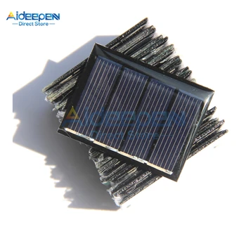 Солнечная панель 2 В 115 мА, Мини Солнечная система, сделай сам, для зарядных устройств для мобильных телефонов, Портативная солнечная батарея 0,23 Вт 50*38 мм