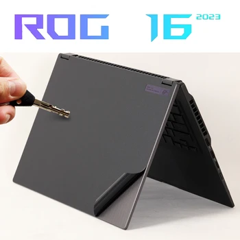 KH Специальная виниловая наклейка из углеродного волокна для ноутбука, наклейки для кожи, Защитная крышка для 2023 ASUS ROG Flow X16 GV601 16 дюймов