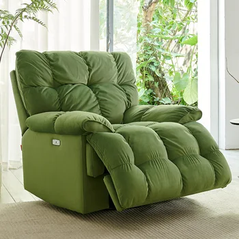 Однофункциональный ленивый многофункциональный вращающийся диван-кресло, фланелевое спальное место и другие кресла в салоне