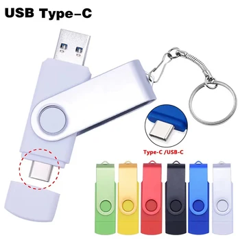 Портативный OTG USB 1 ТБ Флэш-накопитель Type C/Micro Pen 2 ТБ Memory Stick 2,0 Pen512GB U Диск Для Портативных ПК Мобильного Телефона