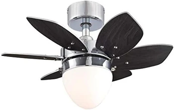 7232800 Потолочный вентилятор Origami с подсветкой, 24 дюйма, для эспрессо