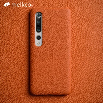 Чехол Melkco премиум-класса из натуральной кожи для Xiaomi Mi 11 Pro 10 Ultra 5G, роскошный модный чехол для телефона в деловом стиле из коровьей кожи