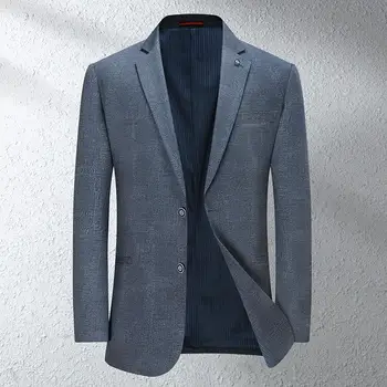 5750-Повседневный костюм, мужская корейская версия модного пиджака single west, весенне-летний приталенный красивый маленький костюм в британском стиле